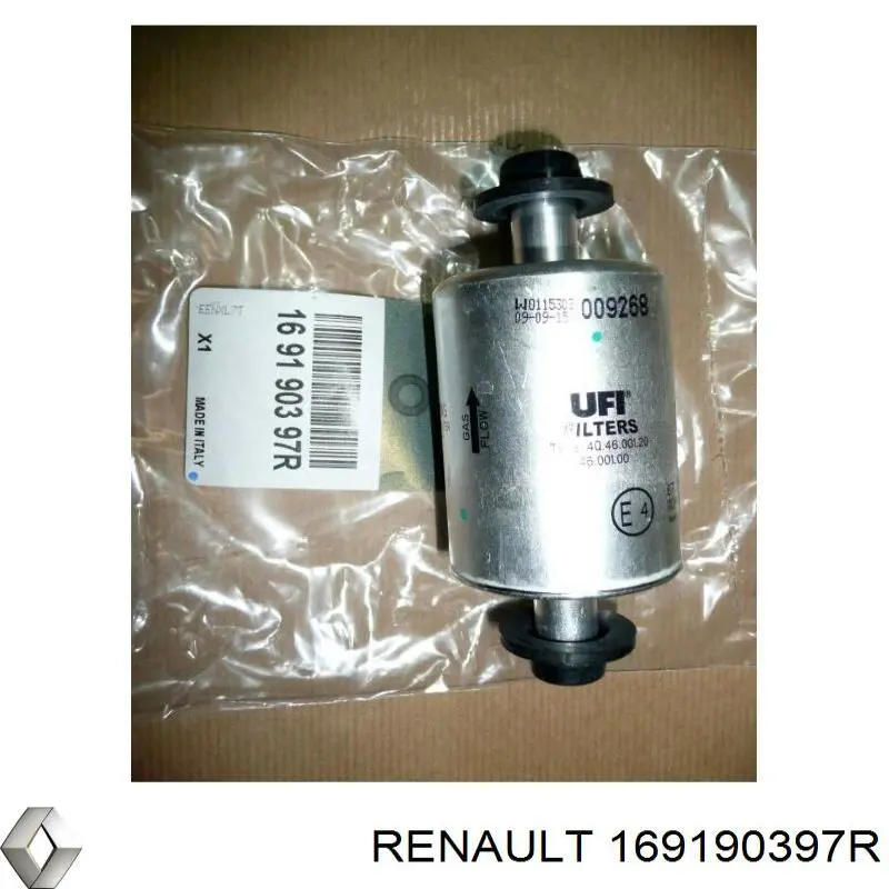 169190397R Renault (RVI) filtro de combustível