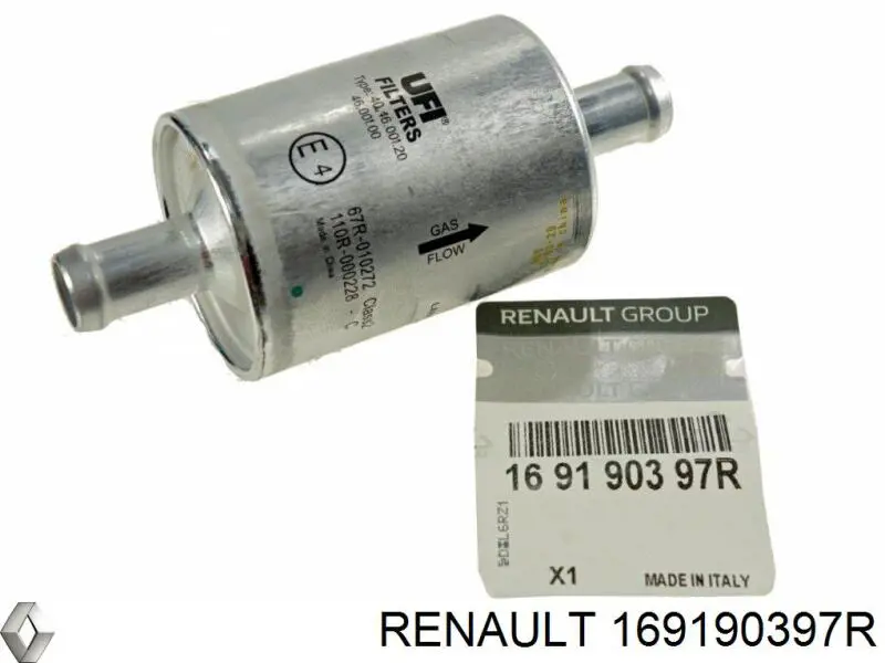 Фильтр тонкой очистки топлива Renault (RVI) 169190397R цена, от 15.95 USD
