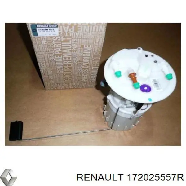 172025557R Renault (RVI) módulo de bomba de combustível com sensor do nível de combustível