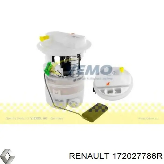 172027786R Renault (RVI) módulo de bomba de combustível com sensor do nível de combustível