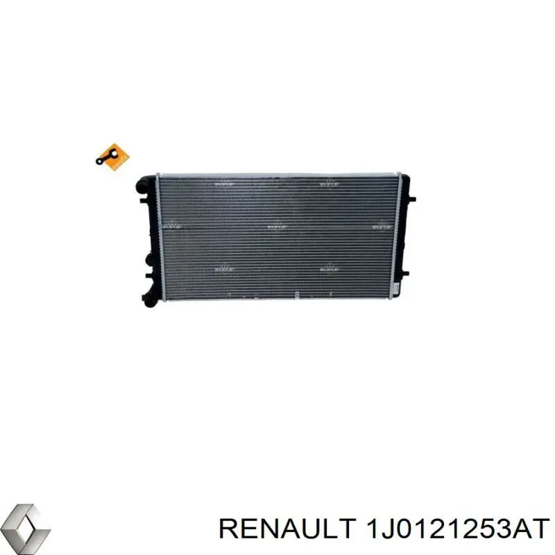 1J0121253AT Renault (RVI) радиатор