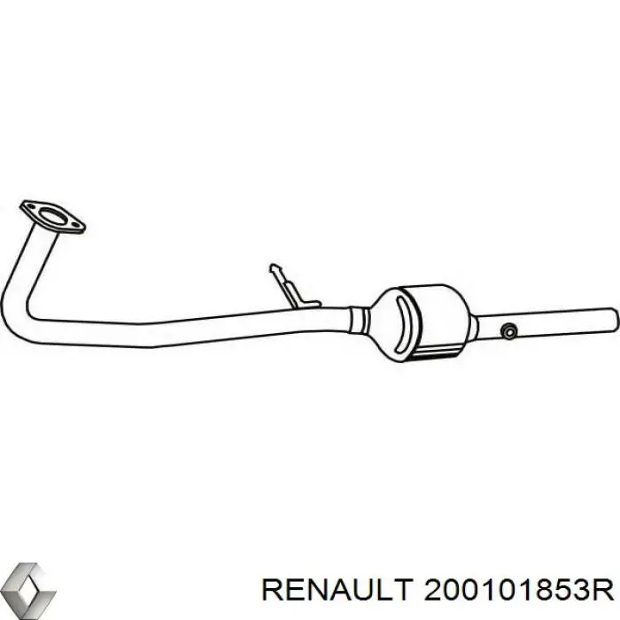 Купить 200101853R Renault (RVI) Преобразователь отработавших газов
