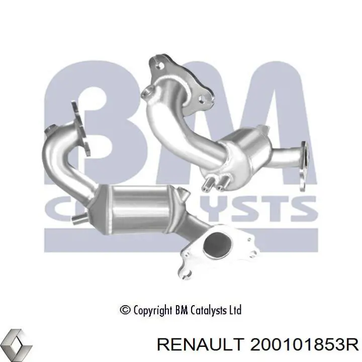 Катализатор Renault (RVI) 200101853R