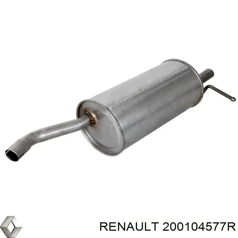 Выхлоп задний Renault (RVI) 200104577R цена, от 44.31 USD