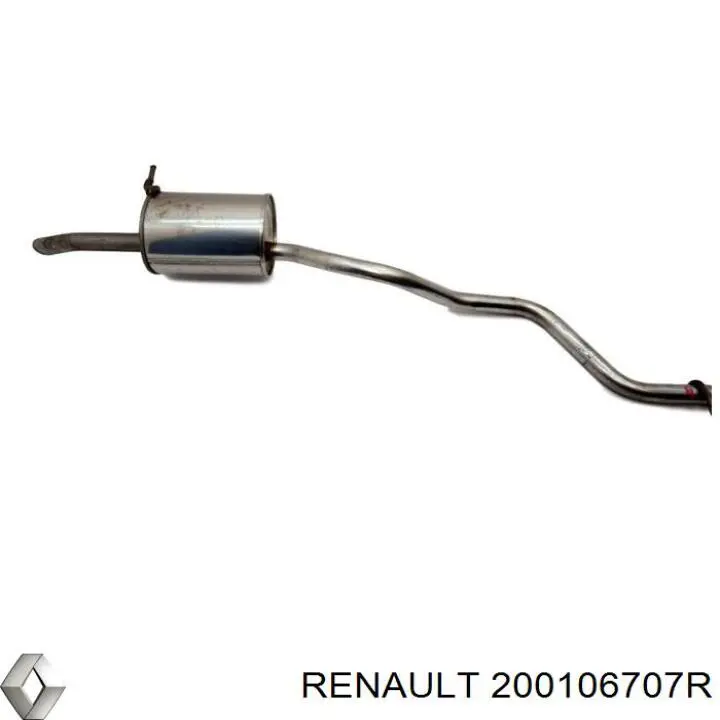 Выхлопная труба на Renault Kangoo BE BOP KW0, KW1