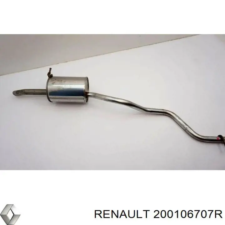 Глушитель задний 200106707R Renault (RVI)
