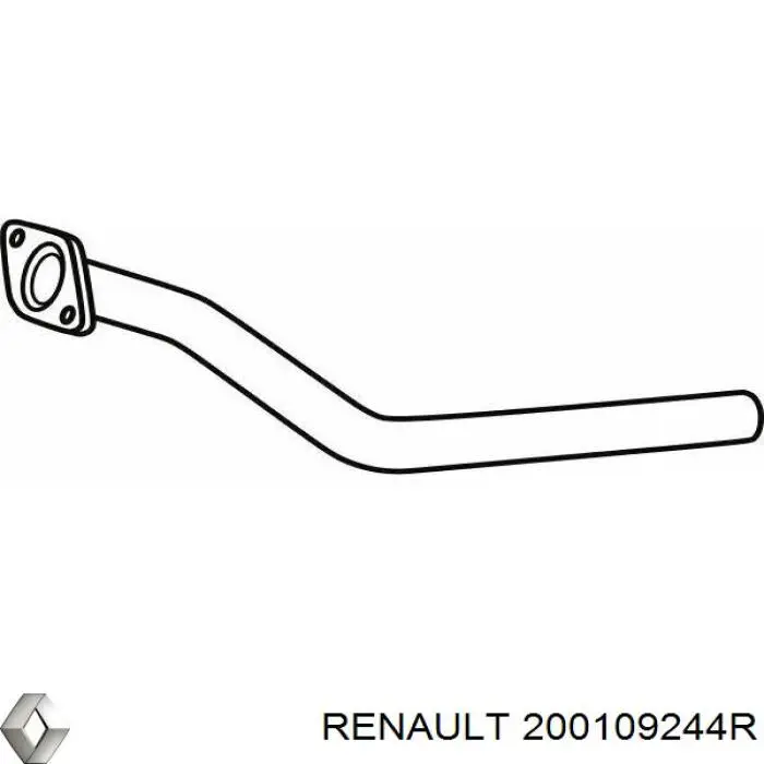 200109244R Renault (RVI) глушитель, центральная часть