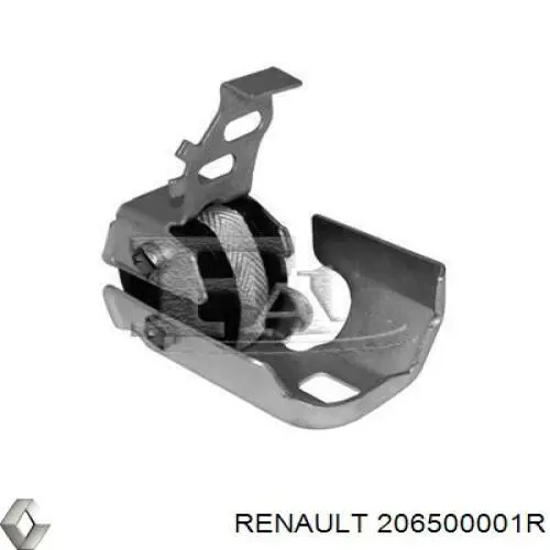 206500001R Renault (RVI) braçadeira de silenciador dianteira