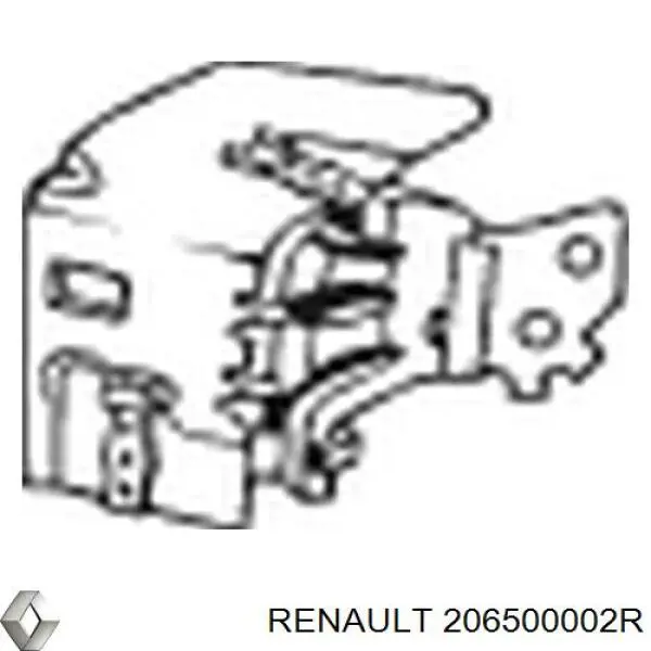 Купить 206500002R Renault (RVI) Хомут глушителя