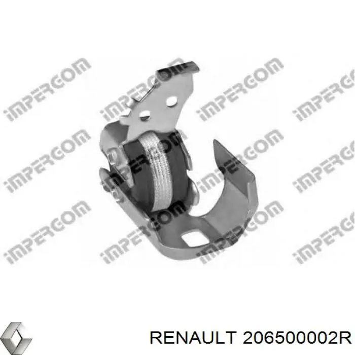 Хомут глушителя 206500002R Renault (RVI)