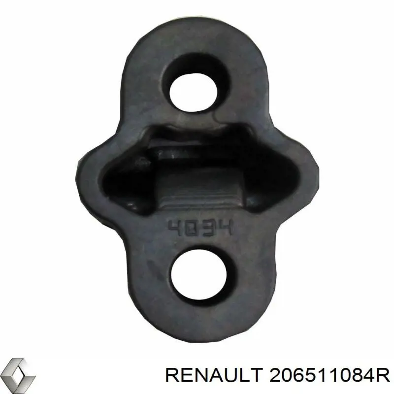 Coxim de fixação do silenciador Renault (RVI) 206511084R