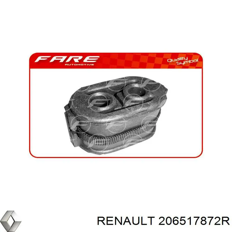 Купить 206517872R Renault (RVI) Кронштейн задней подушки глушителя