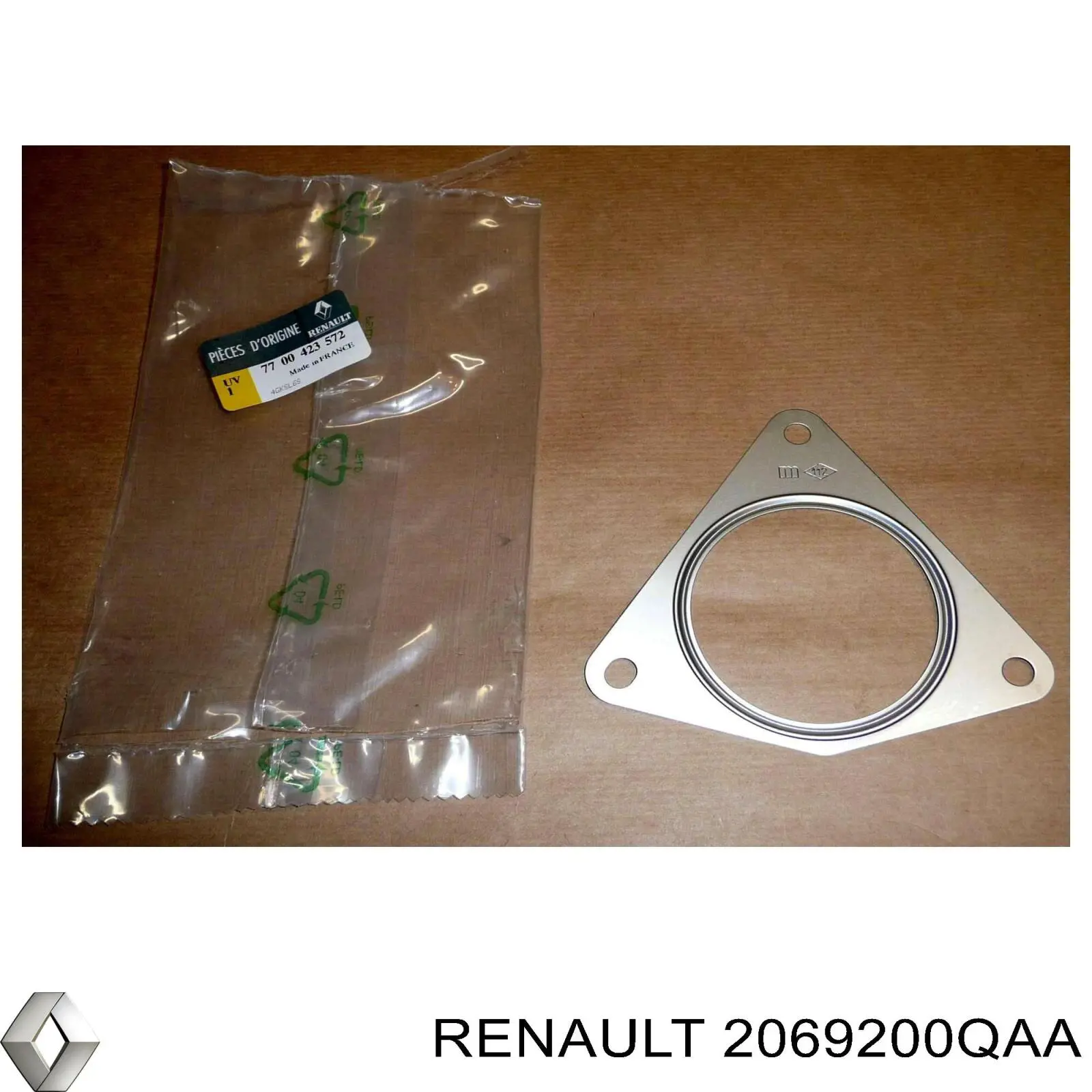Прокладка приемной трубы глушителя Renault (RVI) 2069200QAA
