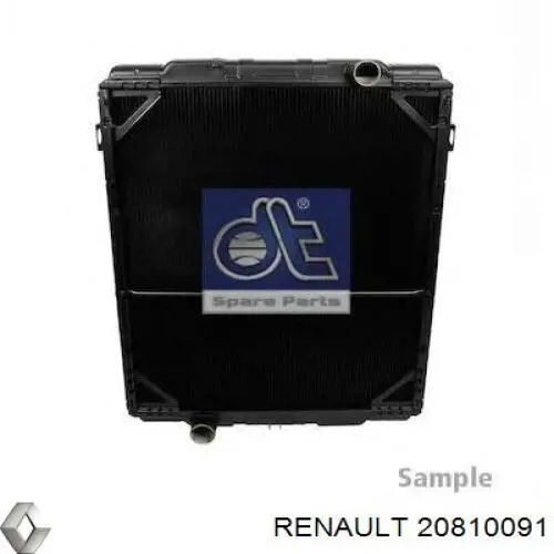 Купить 20810091 Renault (RVI) Радиатор печки