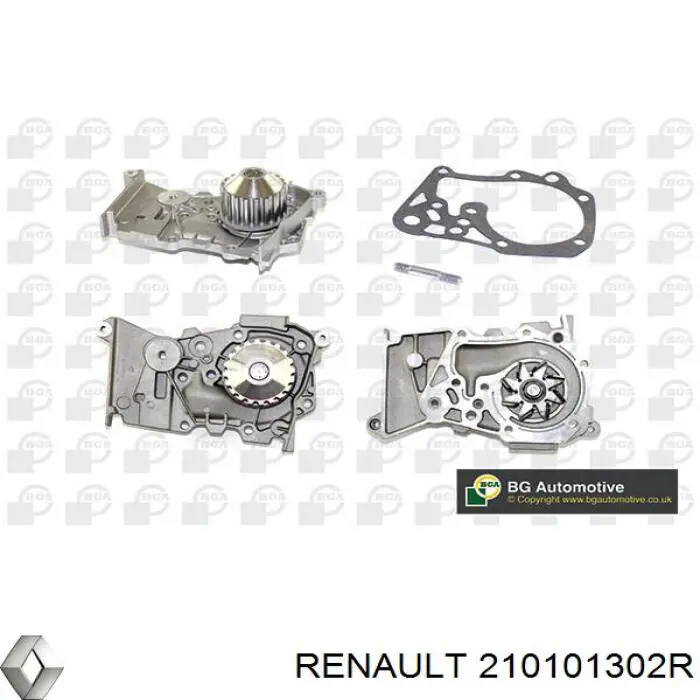 Помпа охлаждения Renault (RVI) 210101302R цена, от 20.90 USD