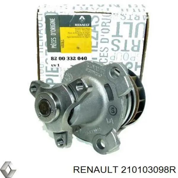 Помпа охлаждения Renault (RVI) 210103098R цена, от 64.41 USD