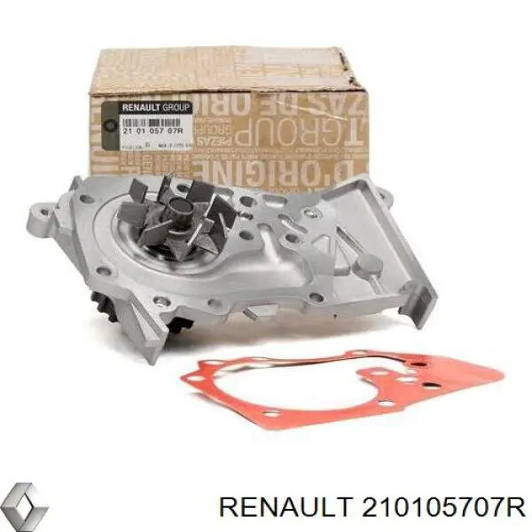 Помпа охлаждения Renault (RVI) 210105707R цена, от 18.29 USD