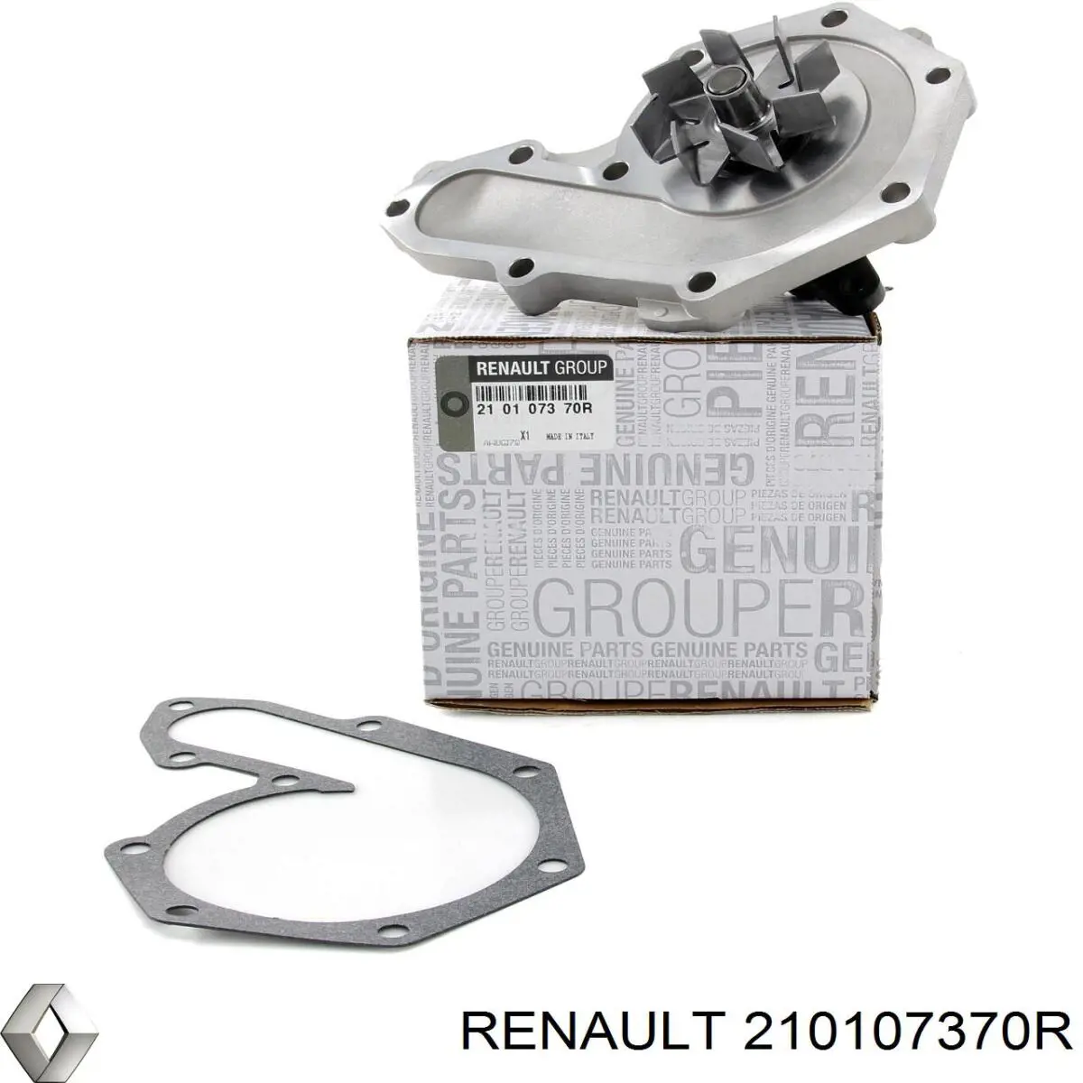 Помпа охлаждения Renault (RVI) 210107370R цена, от 22.28 USD
