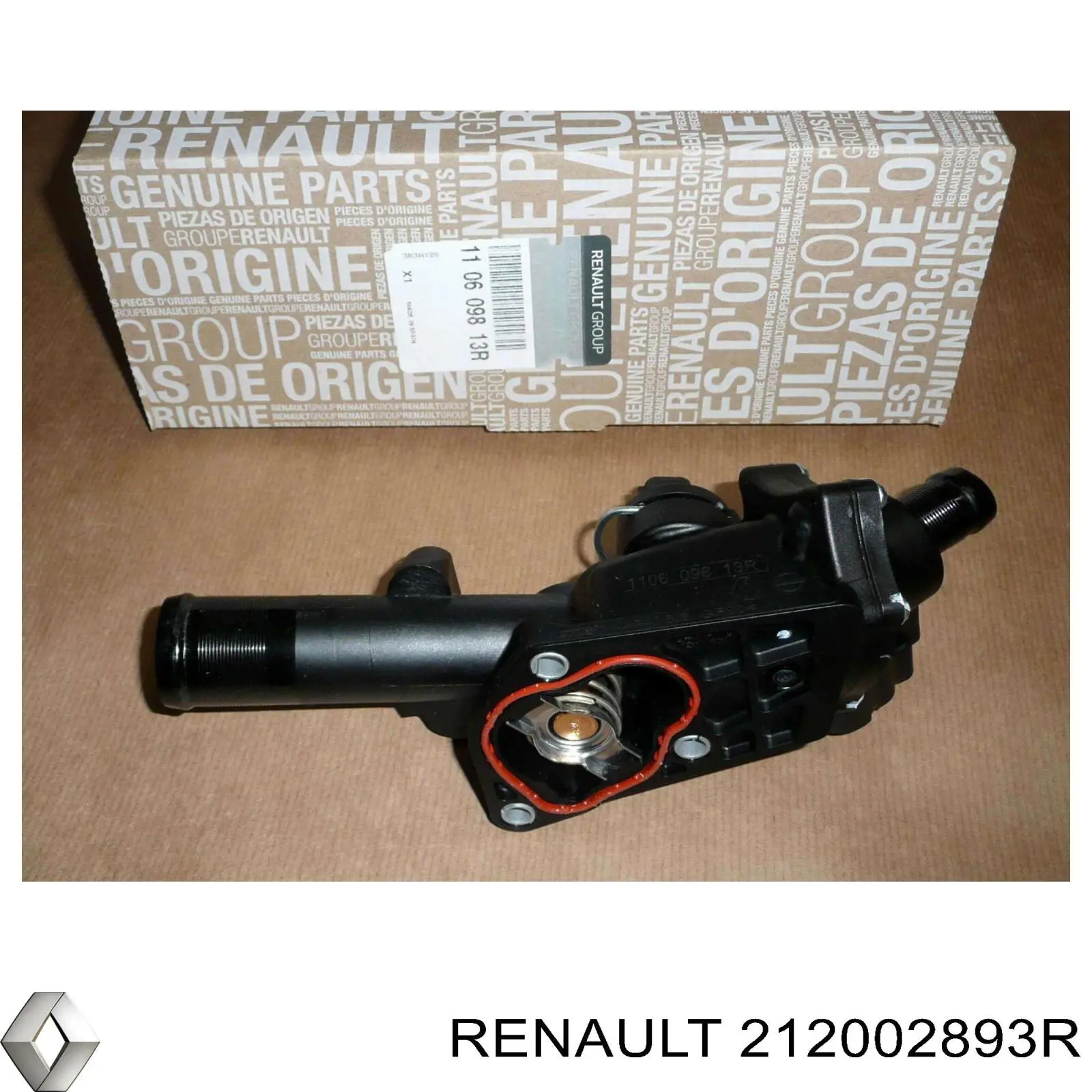 Кожух термостата Renault (RVI) 212002893R цена, от 139.77 USD