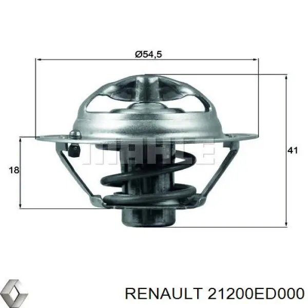 Термостат 21200ED000 Renault (RVI)