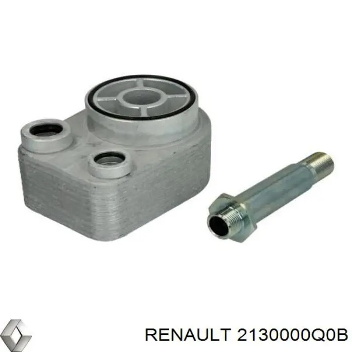 2130000Q0B Renault (RVI) radiador de óleo (frigorífico, debaixo de filtro)