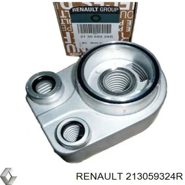 213059324R Renault (RVI) radiador de óleo (frigorífico, debaixo de filtro)