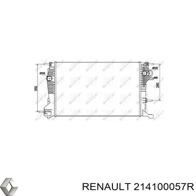 Радиатор охлаждения двигателя Renault (RVI) 214100057R цена, от 81.48 USD