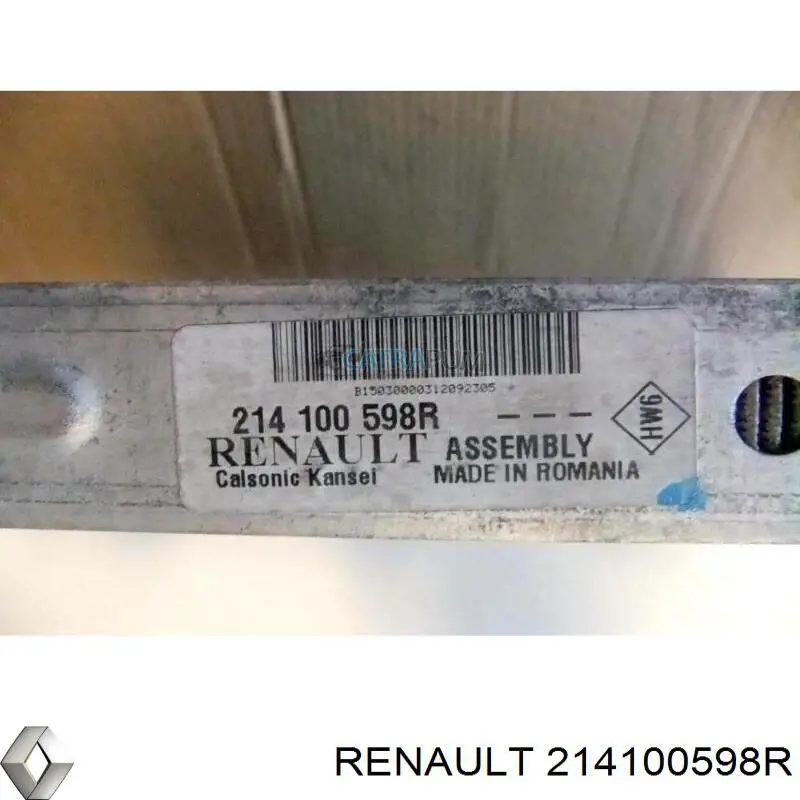 Радиатор охлаждения двигателя Renault (RVI) 214100598R цена, от 116.31 USD