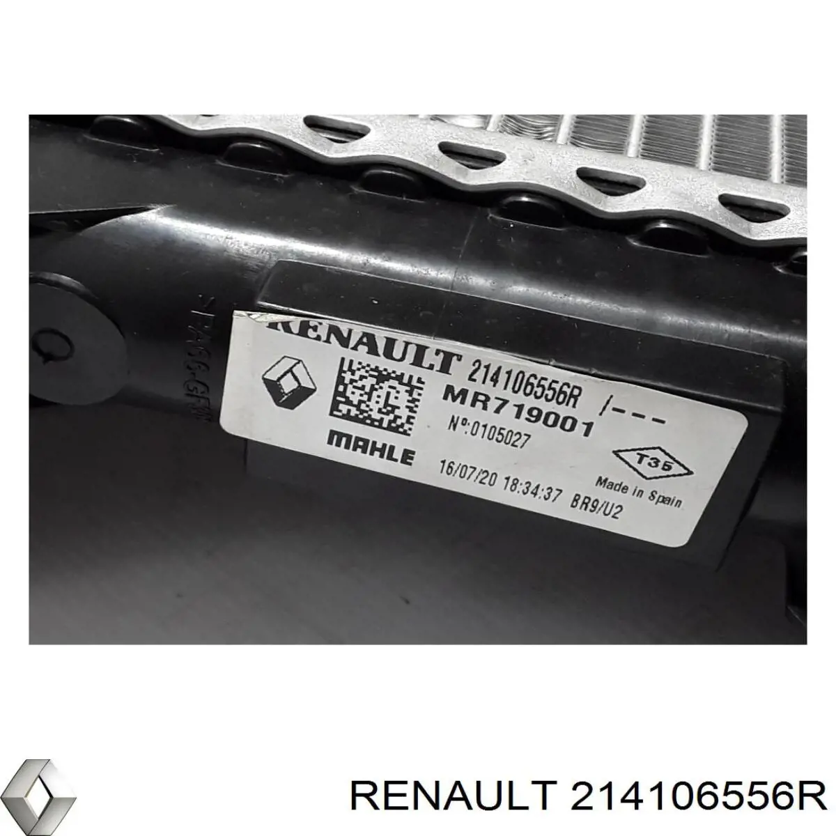 Купить 214106556R Renault (RVI) Радиатор водяной