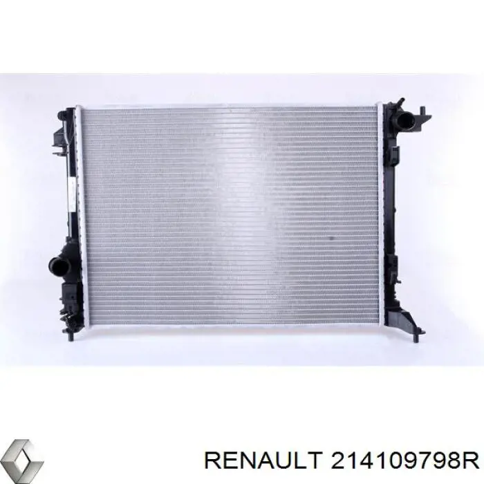 214109798R Renault (RVI) radiador de esfriamento de motor