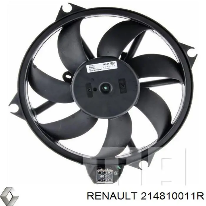 Электровентилятор охлаждения в сборе (мотор+крыльчатка) Renault (RVI) 214810011R