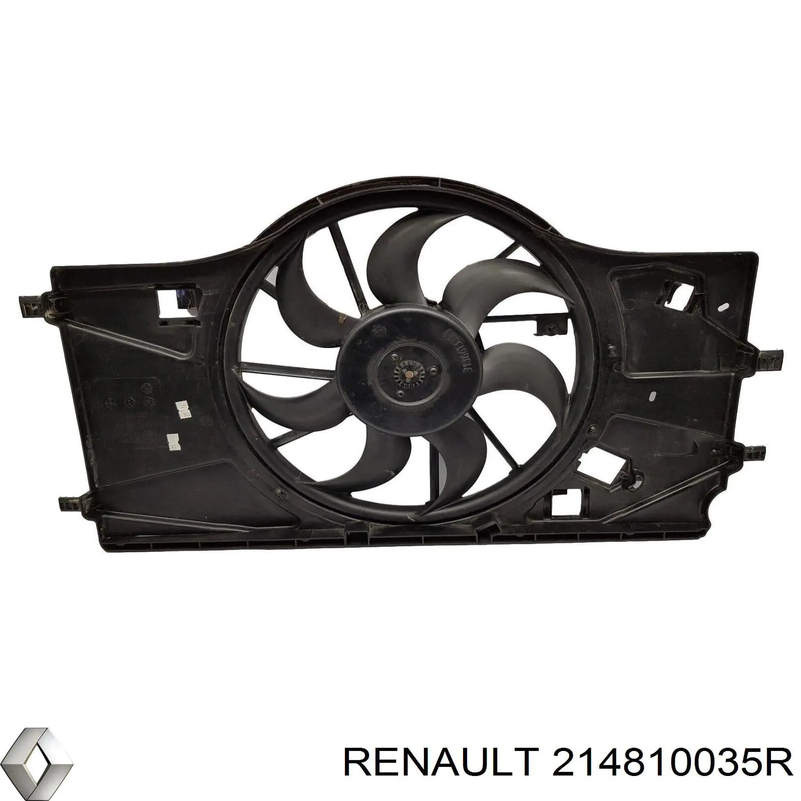 Ventilador (rodete +motor) refrigeración del motor con electromotor completo  214810035R Renault (RVI)