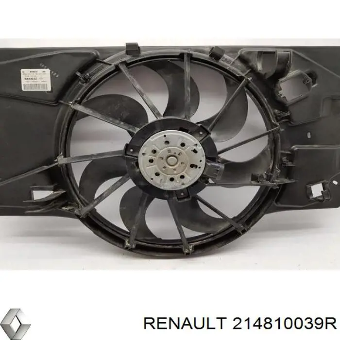 Ventilador elétrico de esfriamento montado (motor + roda de aletas) Renault Laguna III BT0, BT1