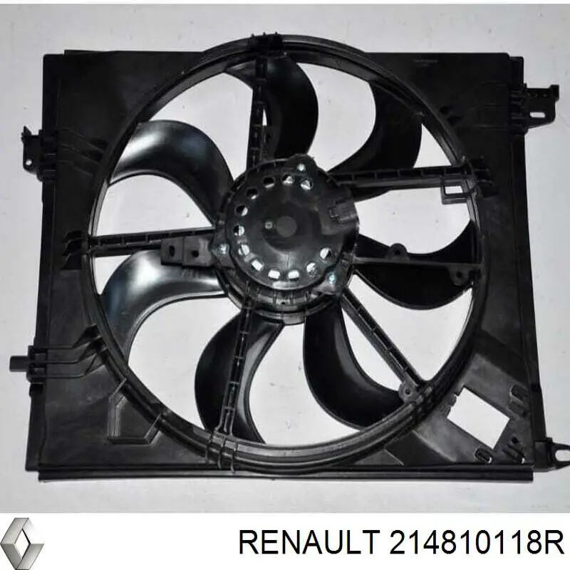 214810118R Renault (RVI) difusor do radiador de esfriamento, montado com motor e roda de aletas