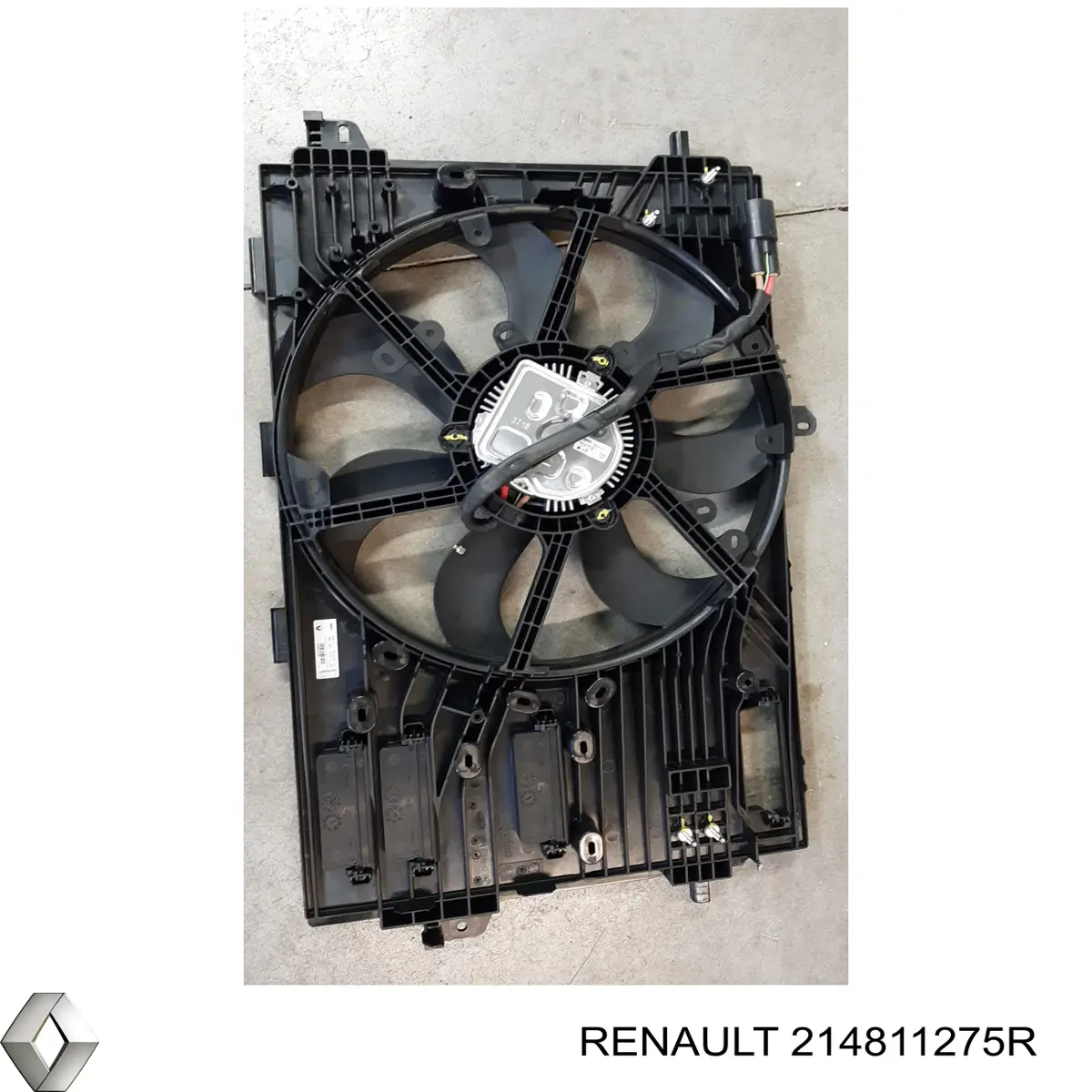 Difusor do radiador de esfriamento, montado com motor e roda de aletas para Renault Megane (LV)