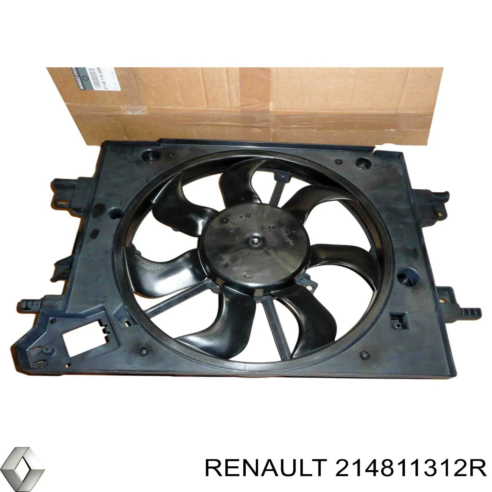 Ventilador elétrico de esfriamento montado (motor + roda de aletas) para Renault DUSTER (HM)