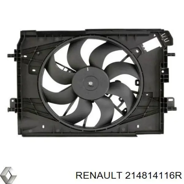 Электровентилятор охлаждения в сборе Renault (RVI) 214814116R цена, от 67.15 USD