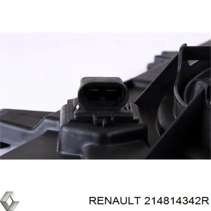 214814342R Renault (RVI) электровентилятор охлаждения в сборе (мотор+крыльчатка)