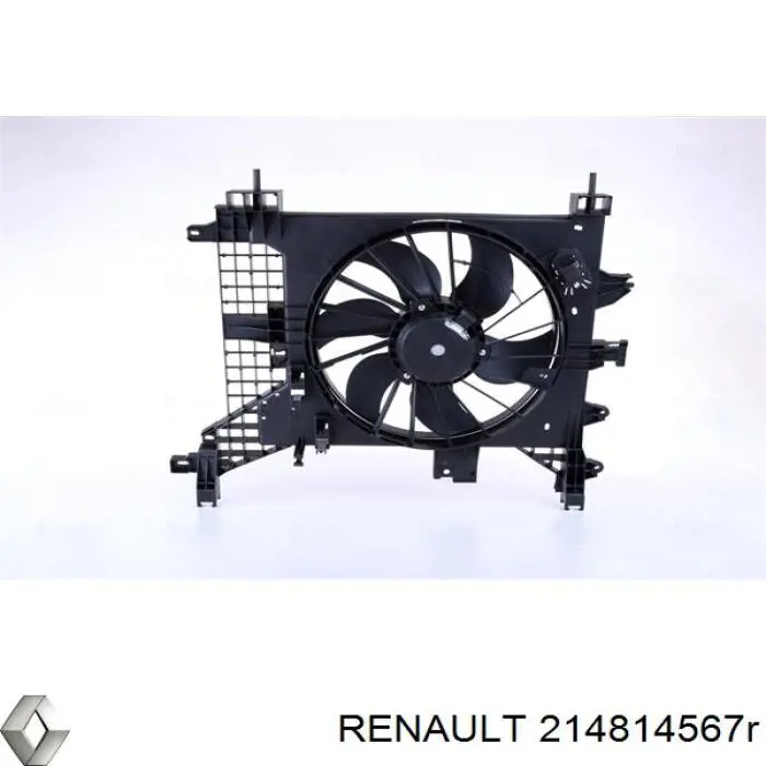 Диффузор радиатора охлаждения, в сборе с мотором и крыльчаткой Renault (RVI) 214814567R