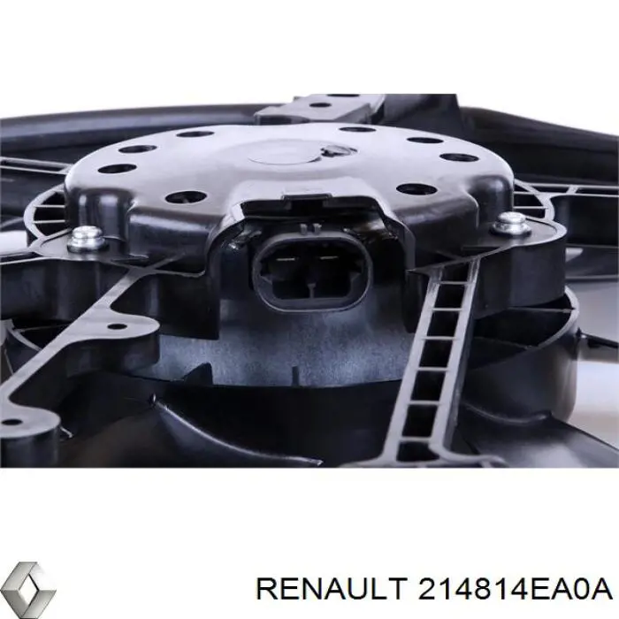 Диффузор вентилятора в сборе с мотором и крыльчаткой 214814EA0A Renault (RVI)