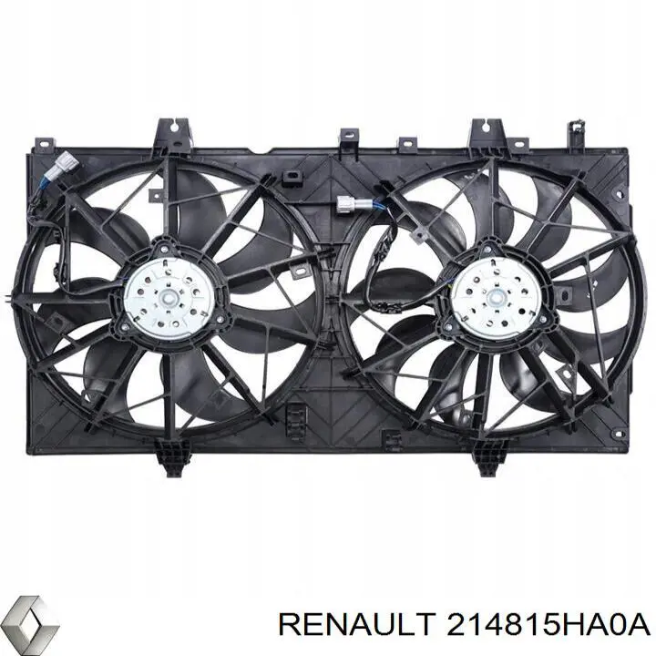 214815HA0A Renault (RVI) difusor do radiador de esfriamento, montado com motor e roda de aletas