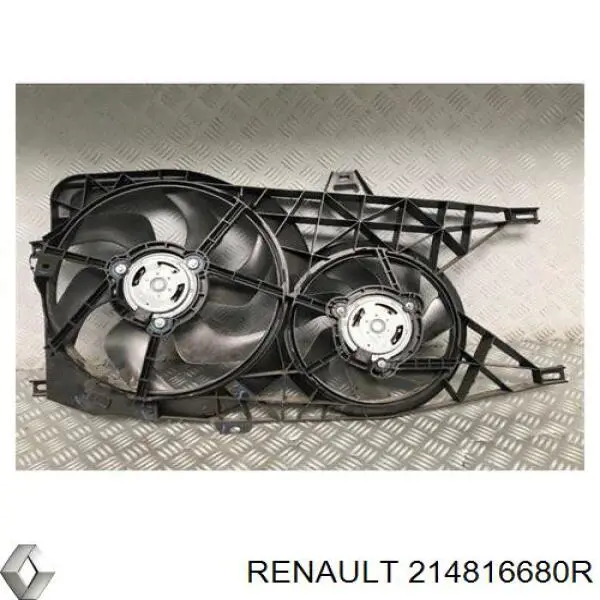 Диффузор радиатора охлаждения в сборе с мотором и крыльчаткой Renault (RVI) 214816680R цена, от 200.82 USD