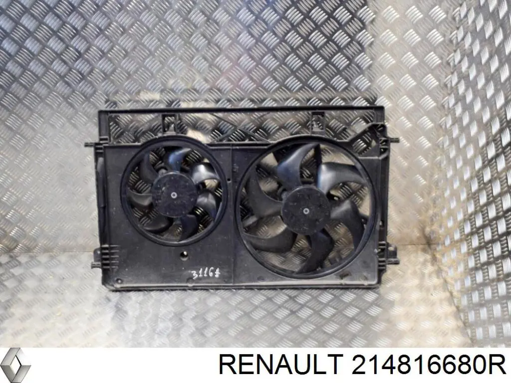 214816680R Renault (RVI) Диффузор радиатора охлаждения в сборе с мотором