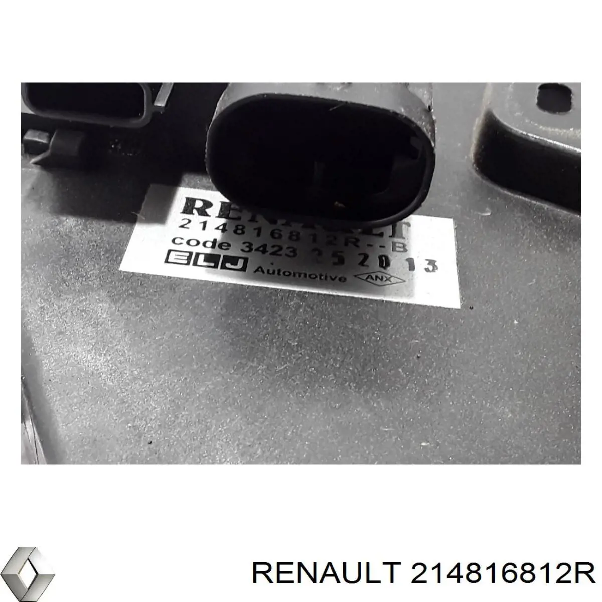 214816812R Renault (RVI) difusor do radiador de esfriamento, montado com motor e roda de aletas