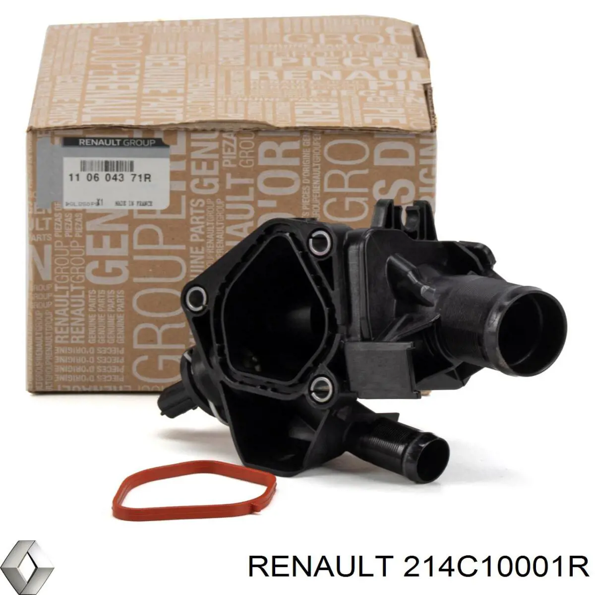 Радиатор охлаждения двигателя, дополнительный Renault (RVI) 214C10001R