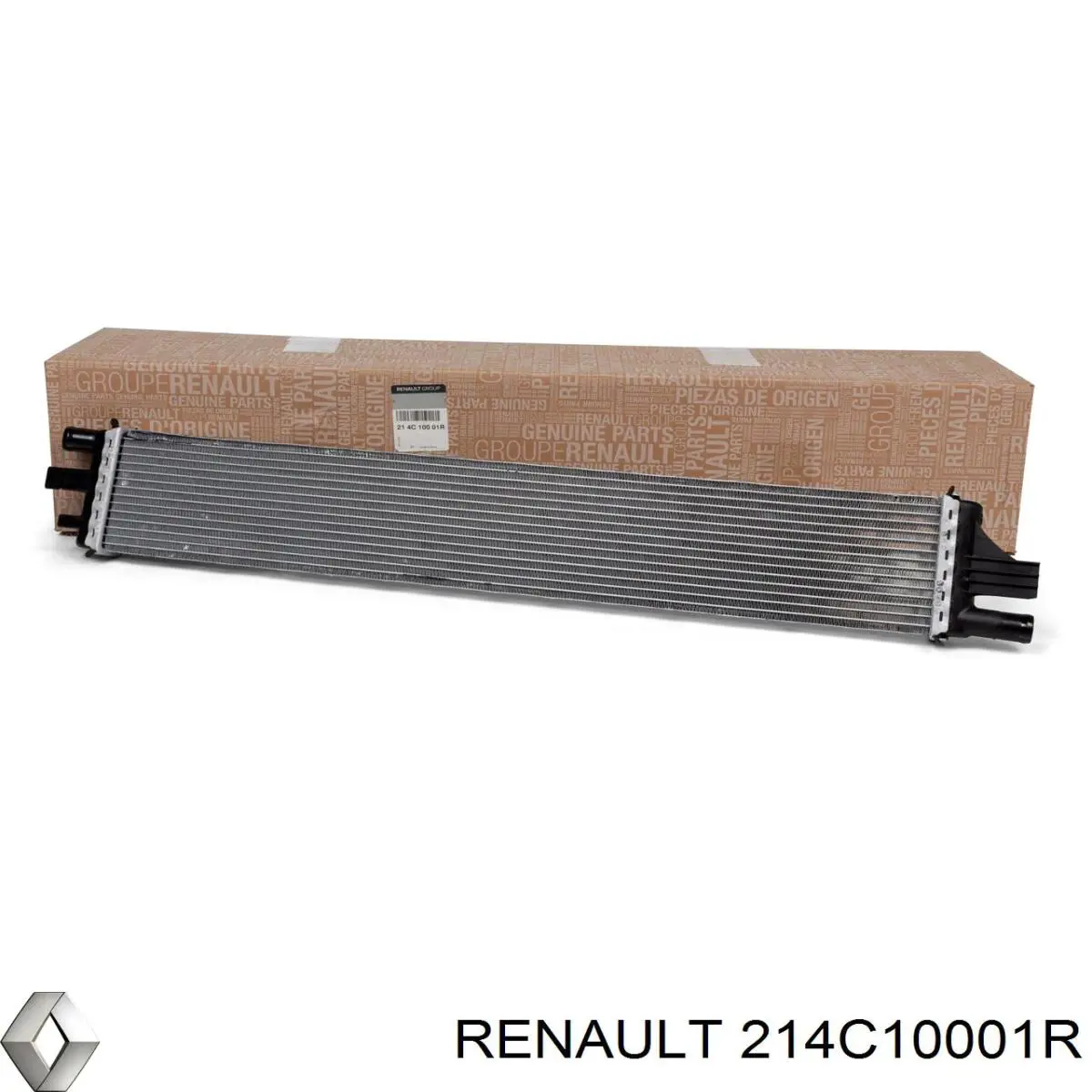 Купить 214C10001R Renault (RVI) Радиатор охлаждения двигателя дополнительный