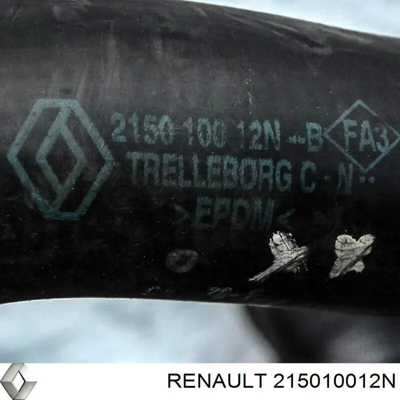 Патрубок радиатора 215010012N Renault (RVI)