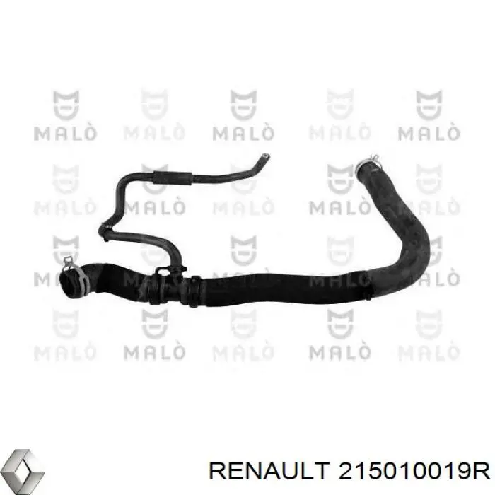 Шланг радиатора, нижний Renault (RVI) 215010019R цена, от 28.41 USD
