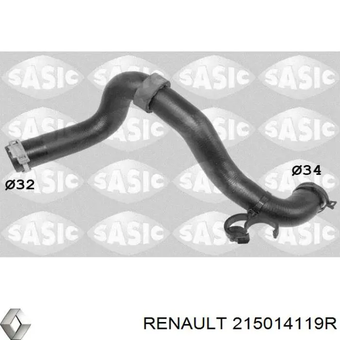 215014119R Renault (RVI) Шланг системы охлаждения