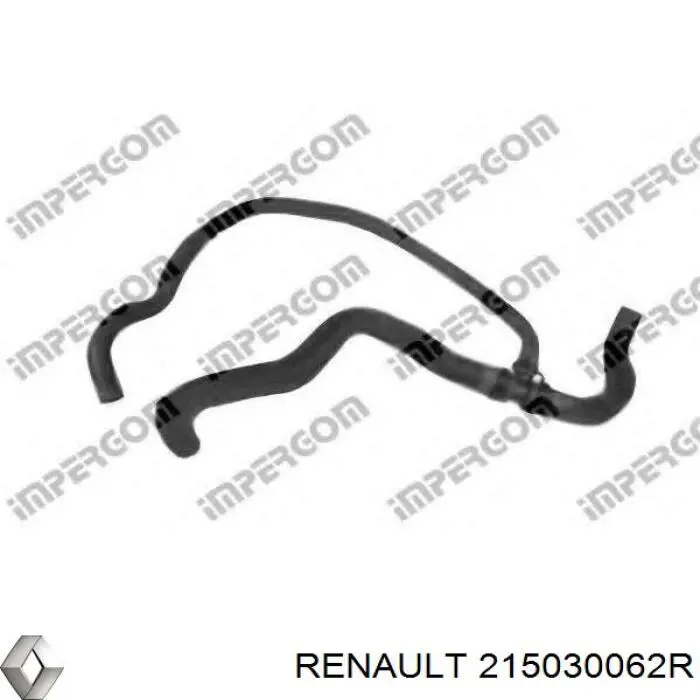 Шланг радиатора охлаждения Renault (RVI) 215030062R цена, от 34.71 USD